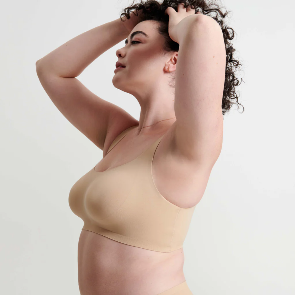 Evelyn & Bobbie Scoop Neck Wireless Bobbie Bra at Circadian Intimates Bra Fitters in Kansas City