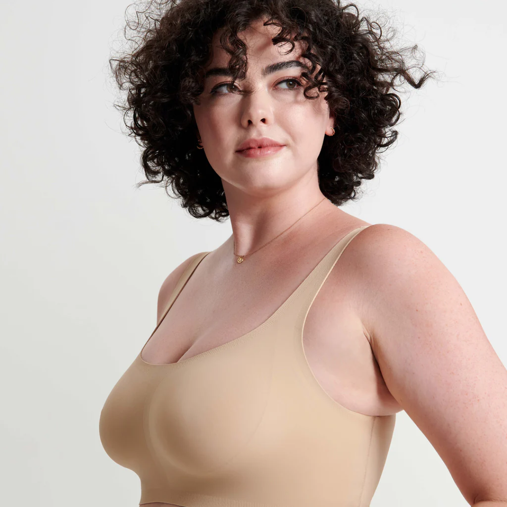 Evelyn & Bobbie Scoop Neck Wireless Bobbie Bra at Circadian Intimates Bra Fitters in Kansas City