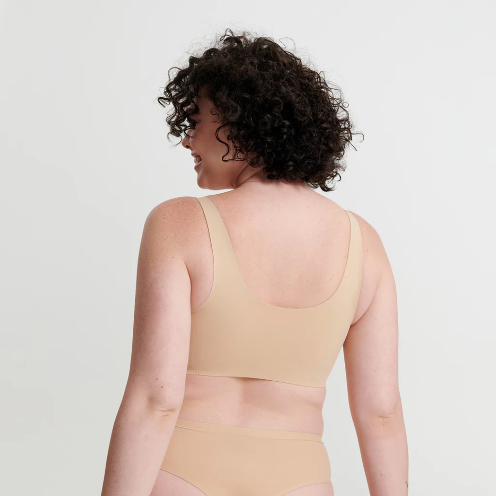 Evelyn & Bobbie Scoop Neck Wireless Bobbie Bra at Circadian Intimates Bra Fitters in Kansas City