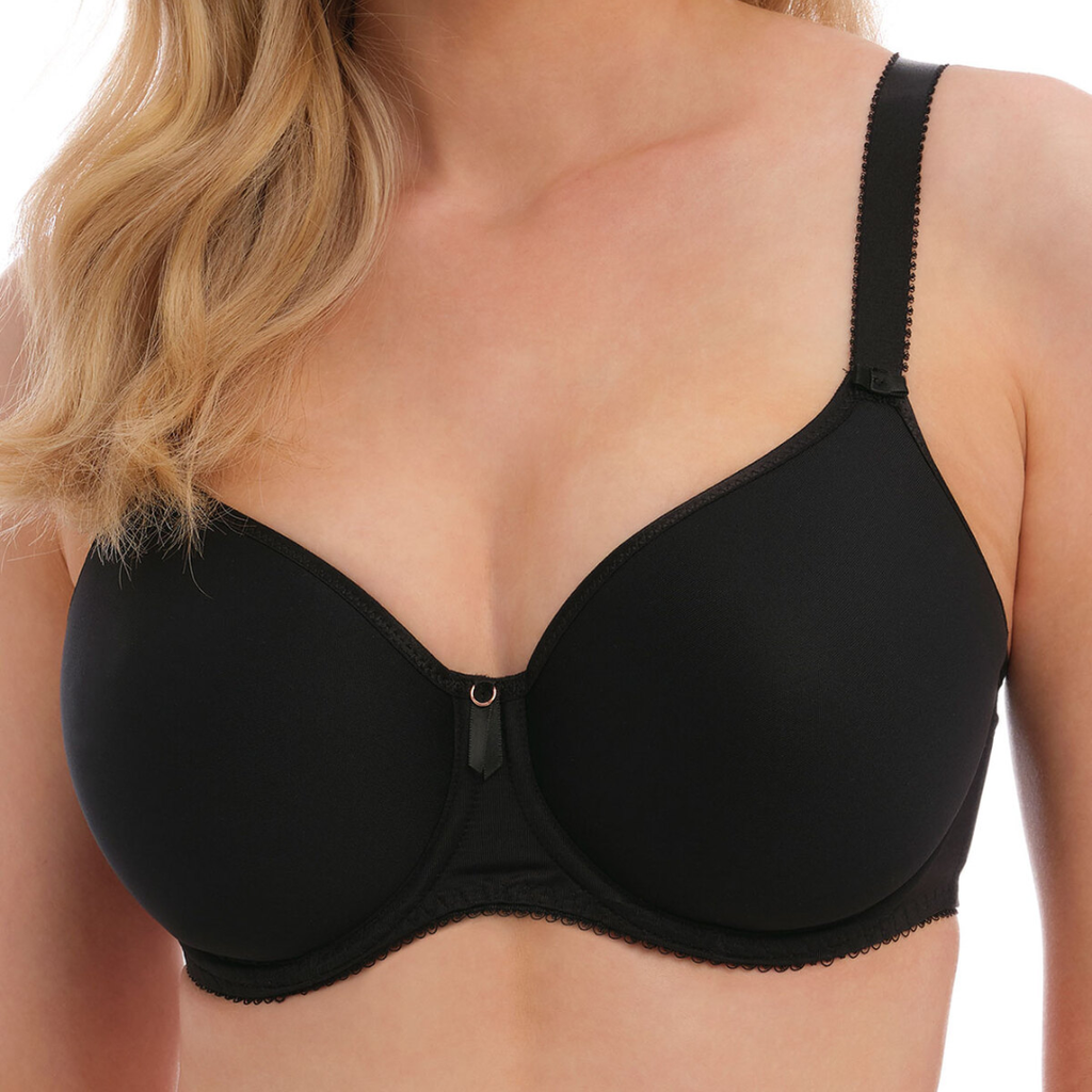 Smooth molded bra in black at Circadian Intimates Bra Fitting Boutique Kansas City