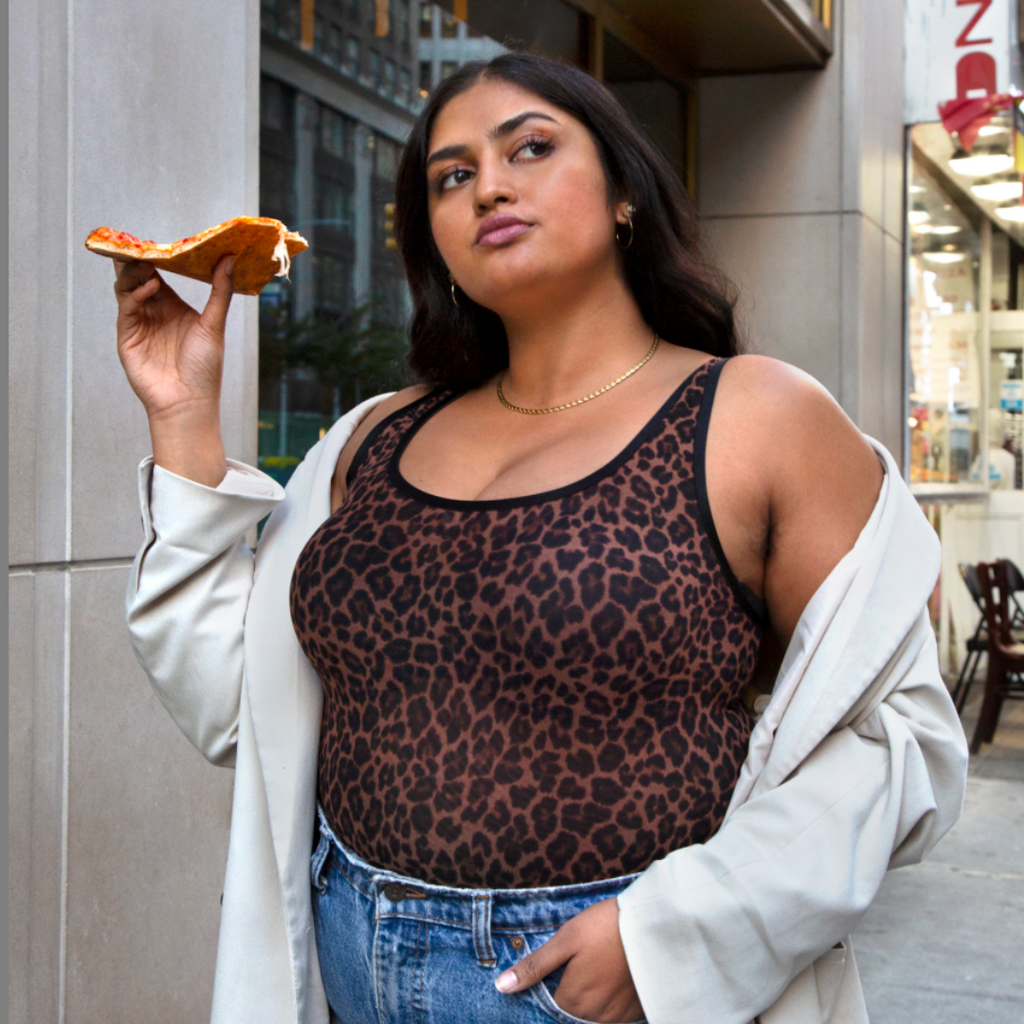 Leopard Racerback Mesh Bodysuit at Circadian Intimates
