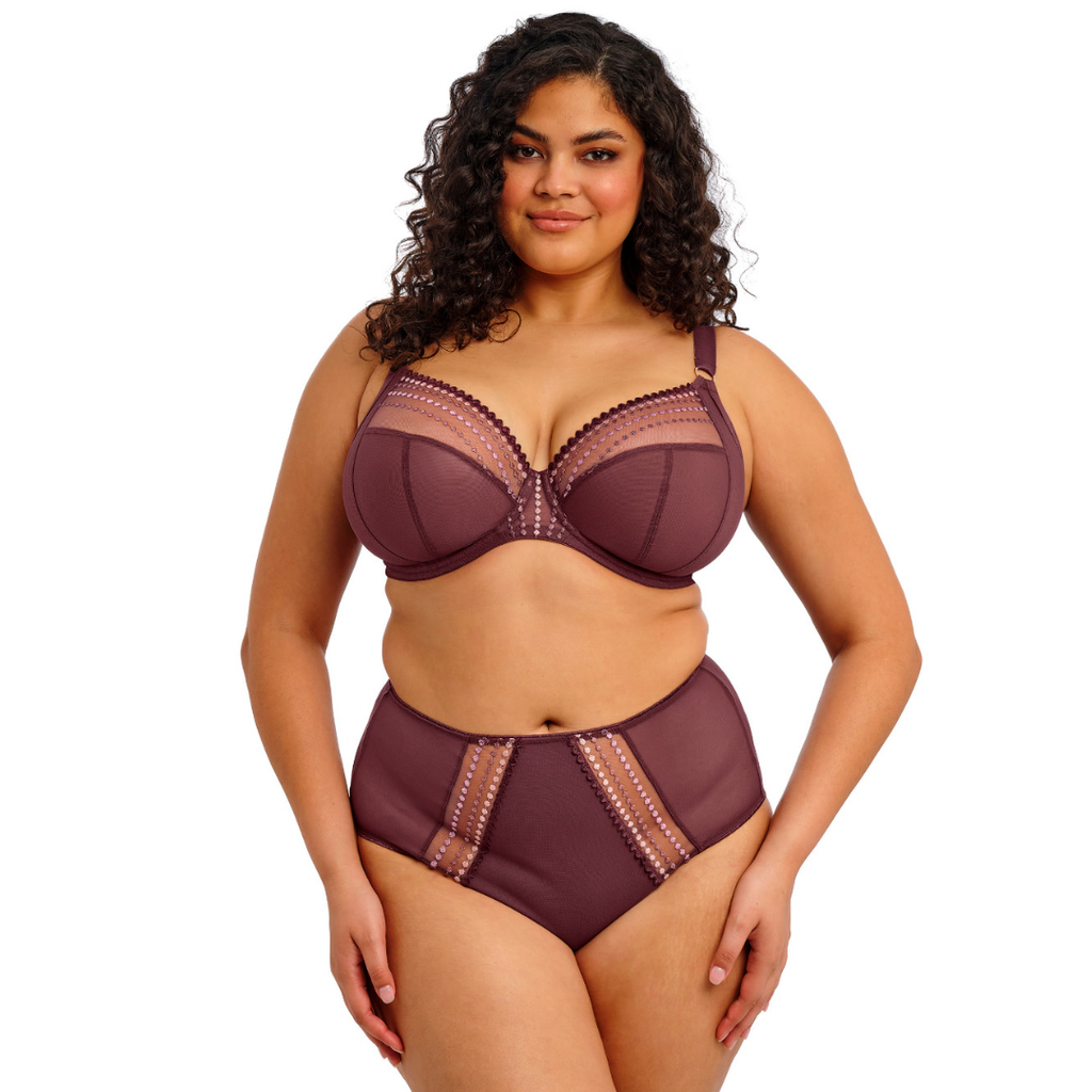 Elomi Matilda Plunge Bra in Sugarplum at Circadian Intimates Bra Fitting Boutique Kansas City