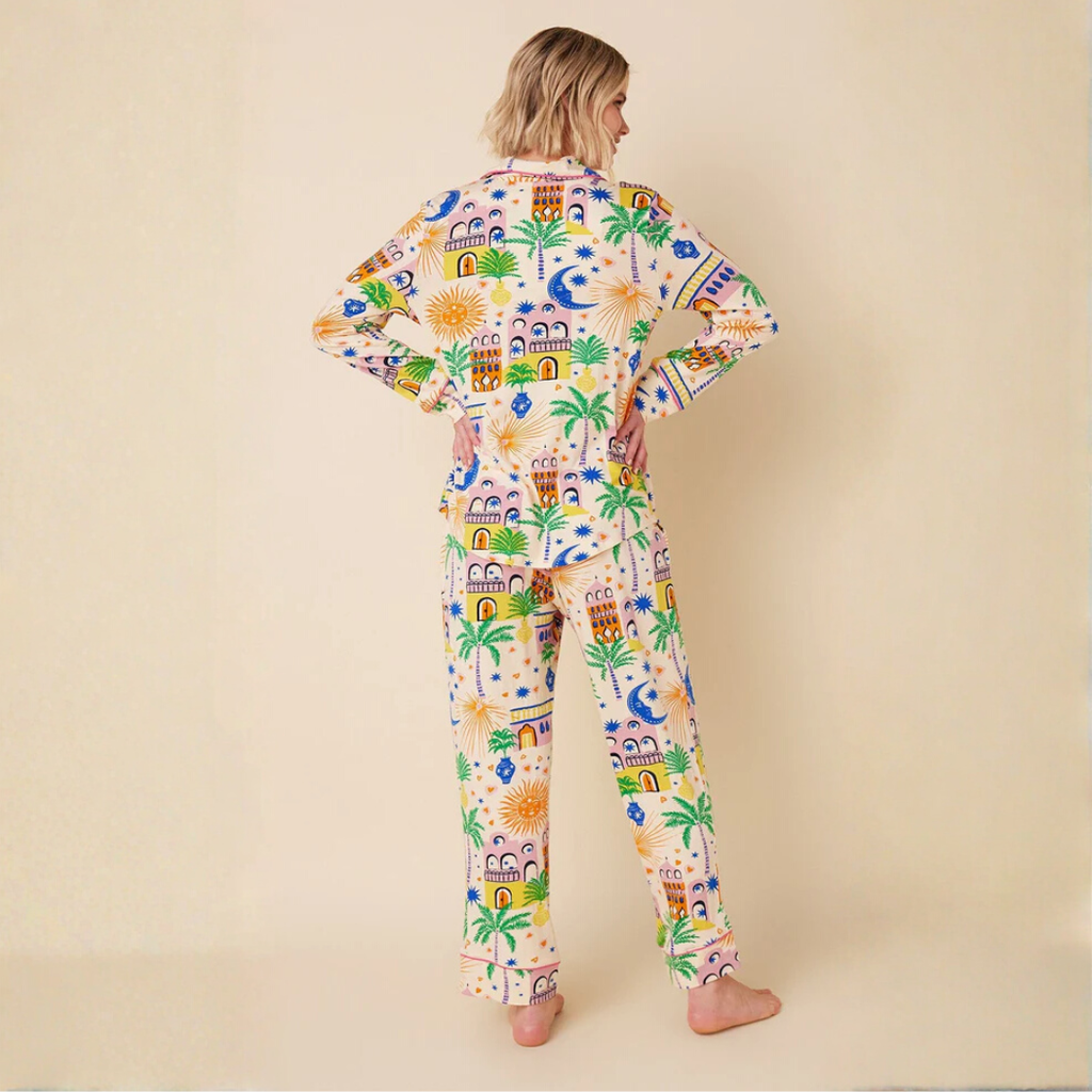 Moroccan Modal Pajama Set at Circadian Intimates Lingerie Boutique Kansas City