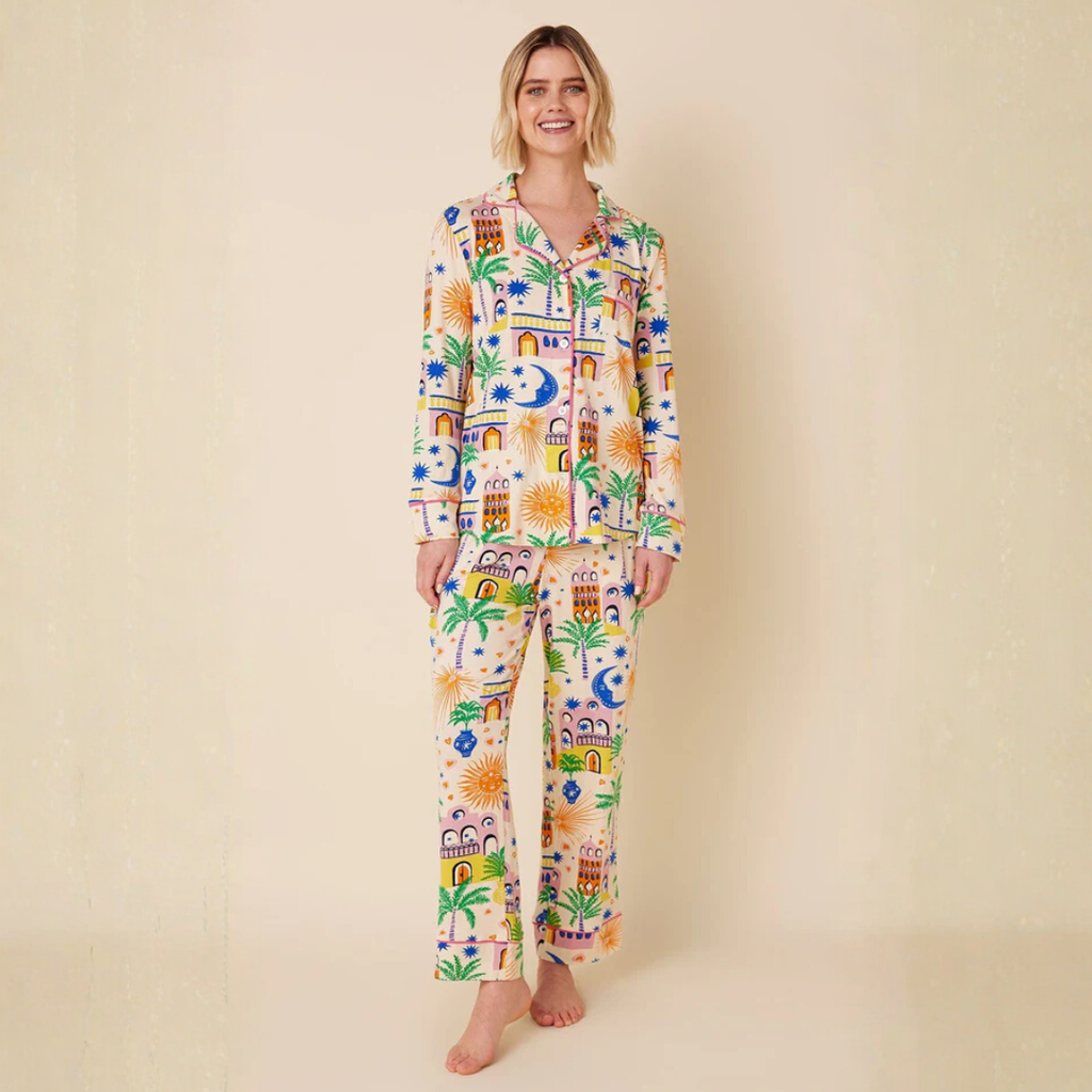 Moroccan Modal Pajama Set at Circadian Intimates Lingerie Boutique Kansas City