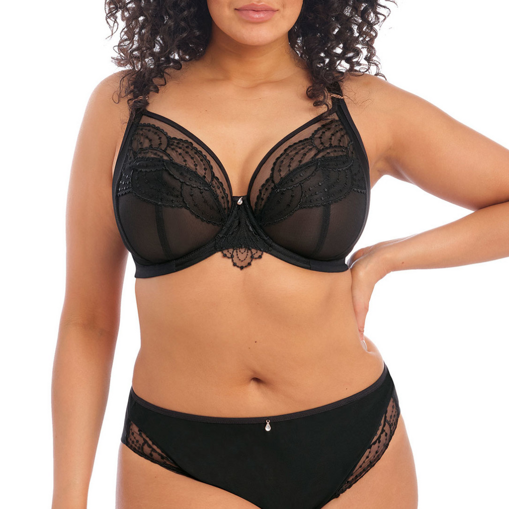 Priya Lace Plunge Bra in Black at Circadian Intimates Bra Fittings in Kansas City